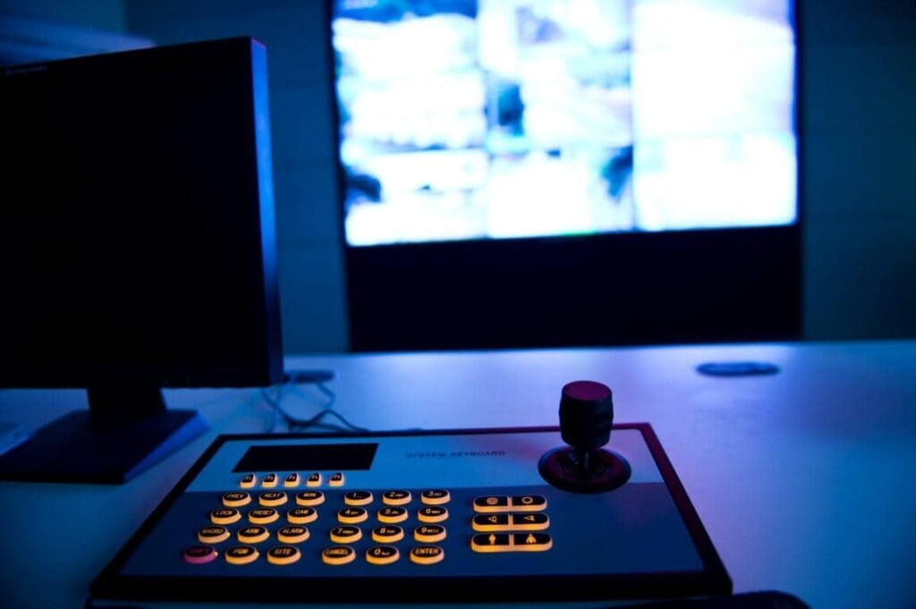 High-quality network cabling installation for optimal connectivity.