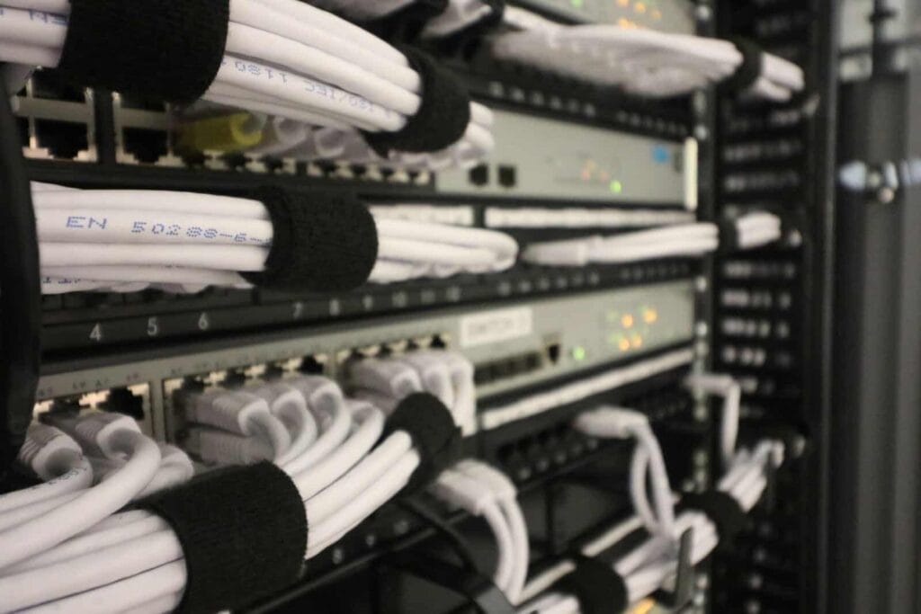 High-quality structured cabling for reliable network connectivity and communication.