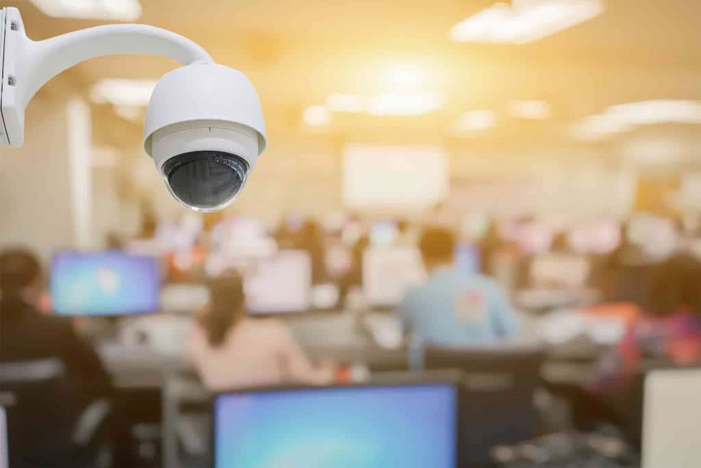 CCTV System surveillance in office