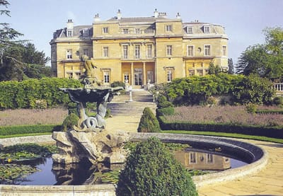 Luton Hoo Mansion House and gardens on the historic hotel estate