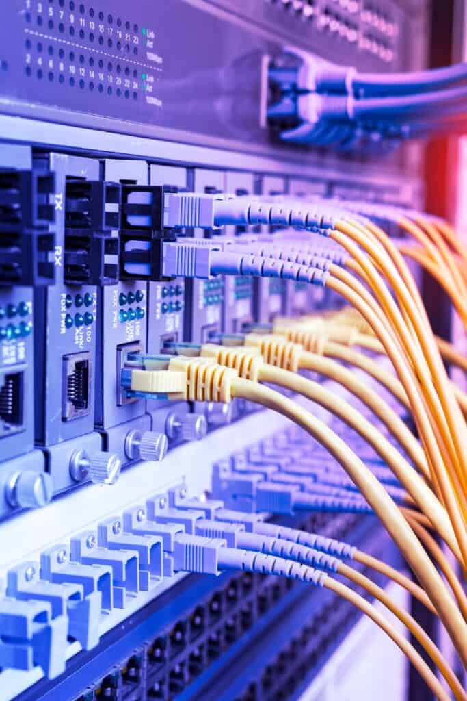 High-speed data cabling solutions for optimal network performance.