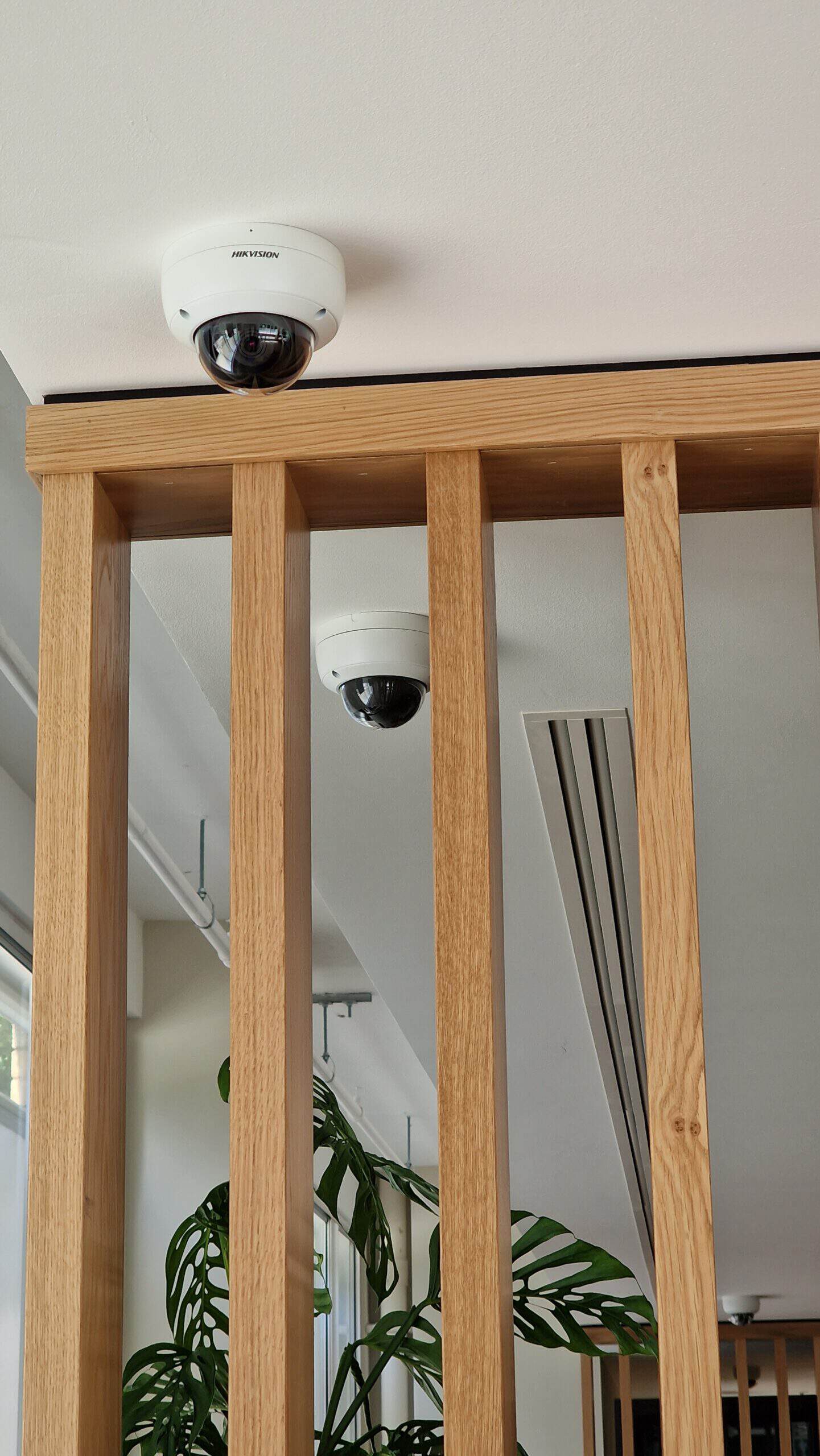 Hikvision CCTV cameras installed within Babylon Health's London office
